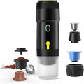 New 60ml Electric Wireless Heating Coffee Machine Fit for Coffee Capsule Powder Travel Coffee Maker for Car Home Camping Travel