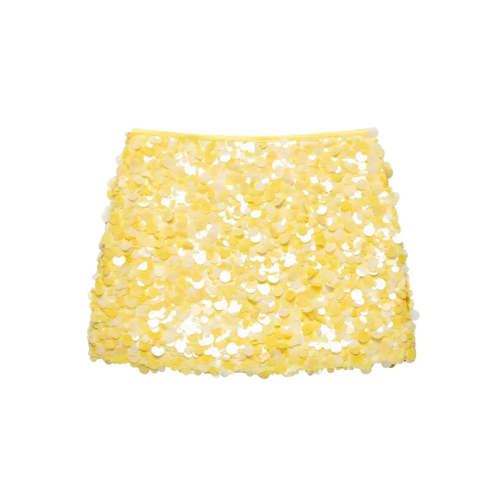 Sexy Woman Sequins Skirt High Waist Versatile Slim Mini Slim Skirts Zipper 2025 Summer Beach Style Women's New Skirt Y2K