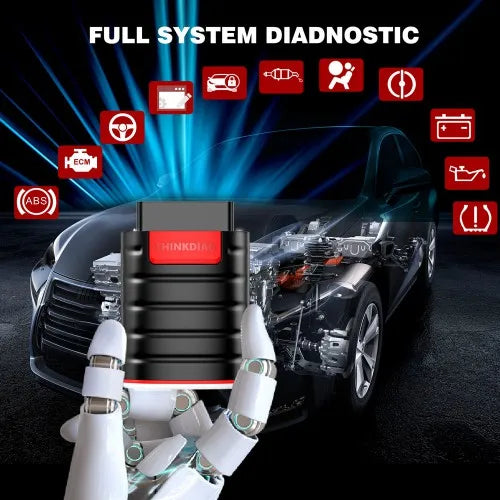 Overseas Warehouse Thinkcar Thinkdiag Full System Obd2 Scanner Diagnostic Tool With All Brands License Free Update for One Year