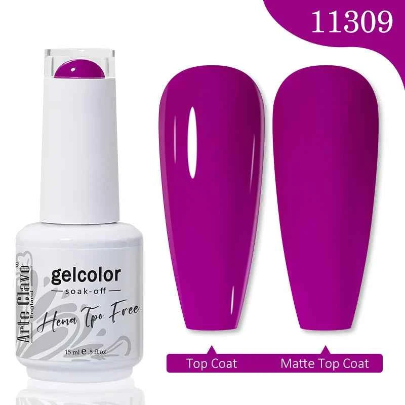 Arte Clavo TPO HEMA FREE Top Quality Discount Price 131 Colors Nail Gel Polish New Formula Nail Gel 15ml Bottle UV Gel Varnish