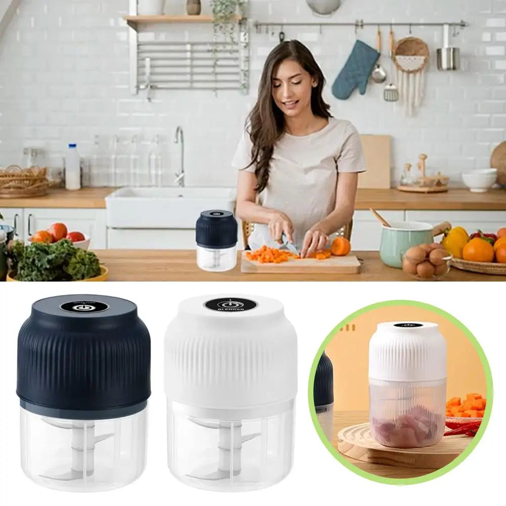 Electric Food Chopper Garlic Crusher Meat Grinder Garlic Press Vegetable Chopper Complementary Food Processor Kitchen Gadgetss