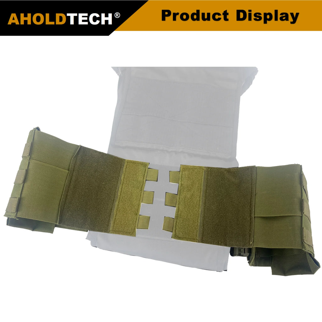 Aholdtech Tactical Quick Release Surrounding Abdominal Belt For Plate Carrier Vest Carrier Elastic Cummerbund Vest Accessories