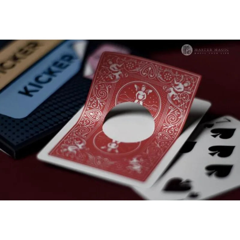 Sticker Kicker by Roddy McGhie Gimmick Card Magic Tricks Illusions Close up Magic Props Street Bar Funy Mentalism Props Magician