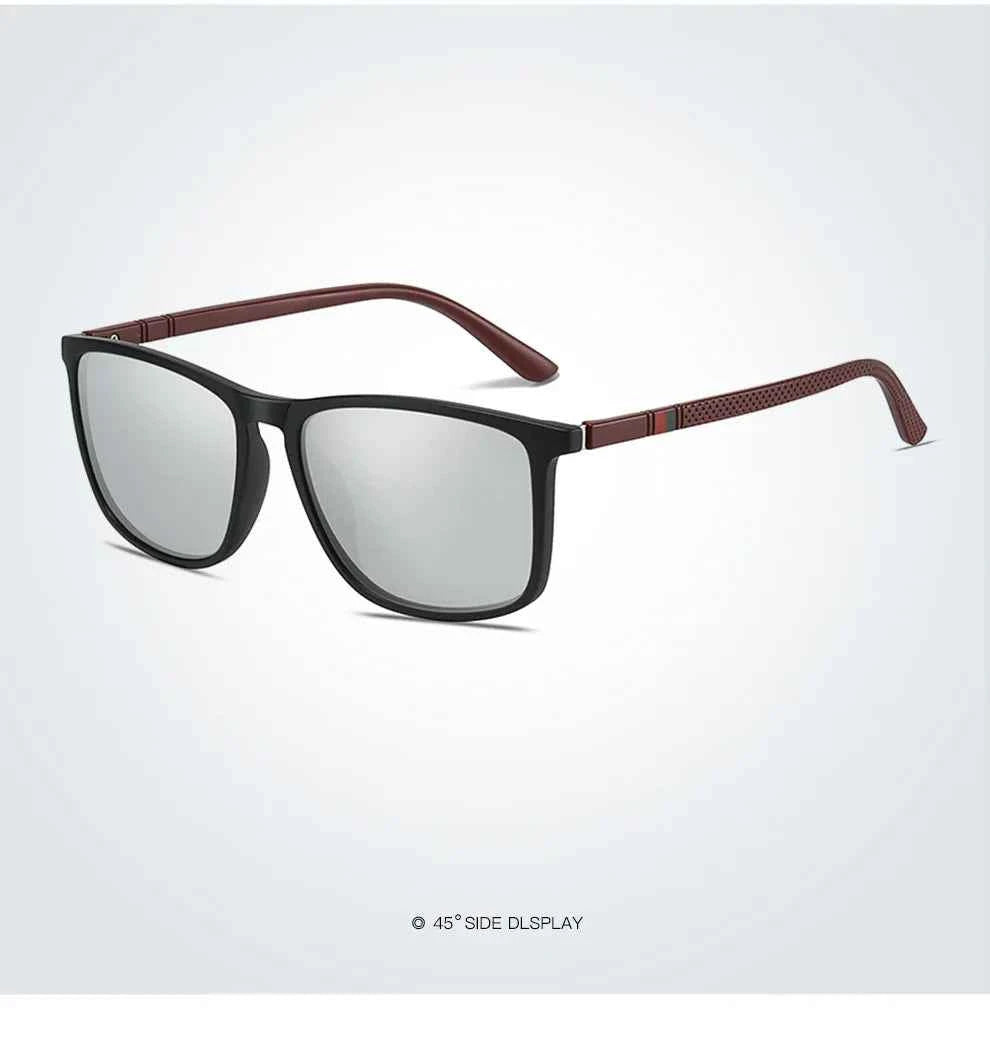 Fashion Square  Polarized Sunglasses   man   Driving  Fishing Luxury   Brand Designer  UV400  Eyewear