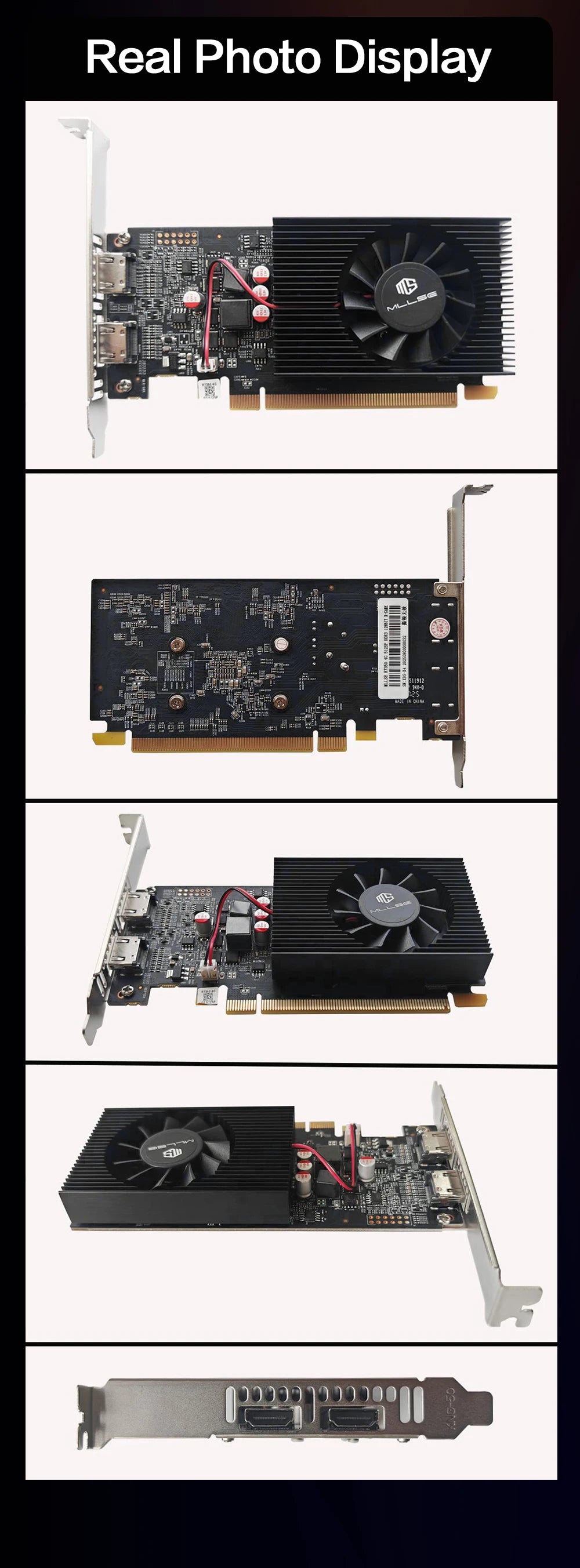 MLLSE AMD R7 350 4GB Graphics Card GDDR3 128Bit PCI-E 3.0 Geforce GPU R7 350 Gaming Video Card Placa De Video