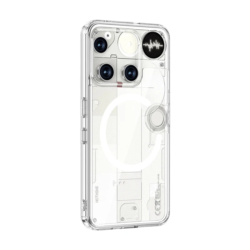 Magnetic Wireless Charging Armor Magsafe Case For Nothing Phone 3 2 1 2 Plus 3a Pro Military Shockproof Back Cover