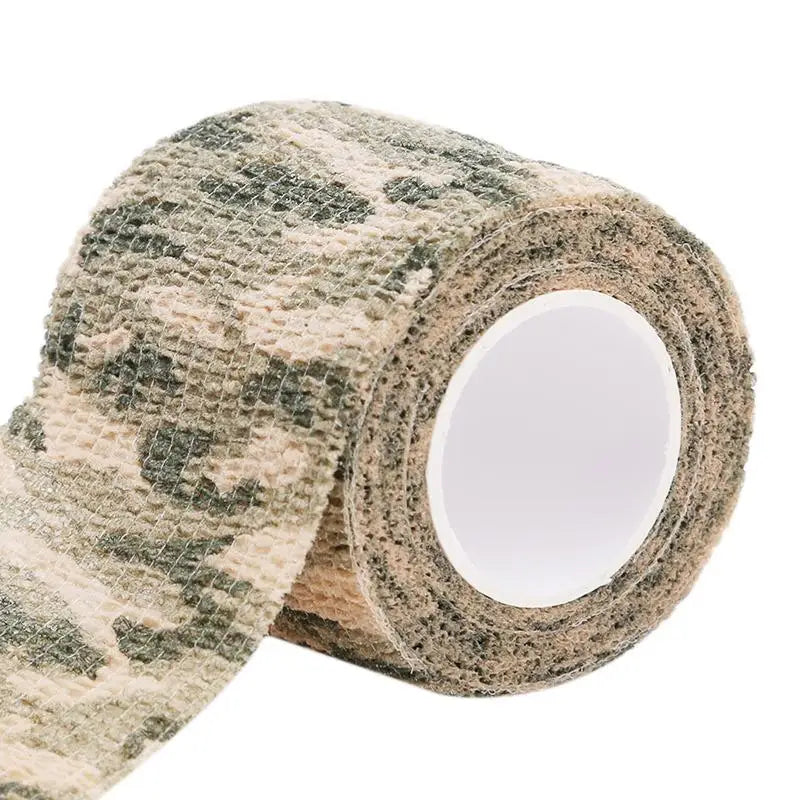 1pc Camouflage Invisible Tape Camo Form Reusable Self Cling Camo Hunting Rifle Fabric Tape Wrap Outdoor Camping Accessories