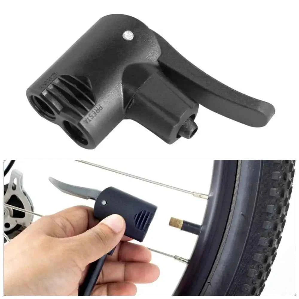 DOMEN Bicycle Air Pump Conversion Clip 2 In 1 Fast Conversion Head Clip Type Nozzle Car Tire Valve Pump Nozzle Adapter