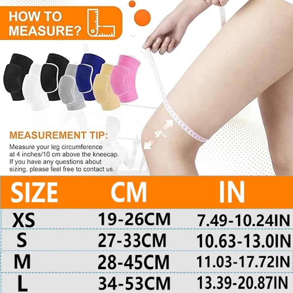Soft Breathable Volleyball Knee Pads for Dancers Men Women Kids Protective Knees for Football Dance Yoga Tennis Running Cycling