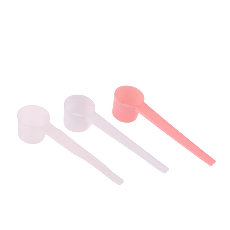 10Pcs 5g Measuring Spoons Coffee Protein Milk Powder Scoop Home Kitchen Gadgets DIY Plastic Measuring Spoon