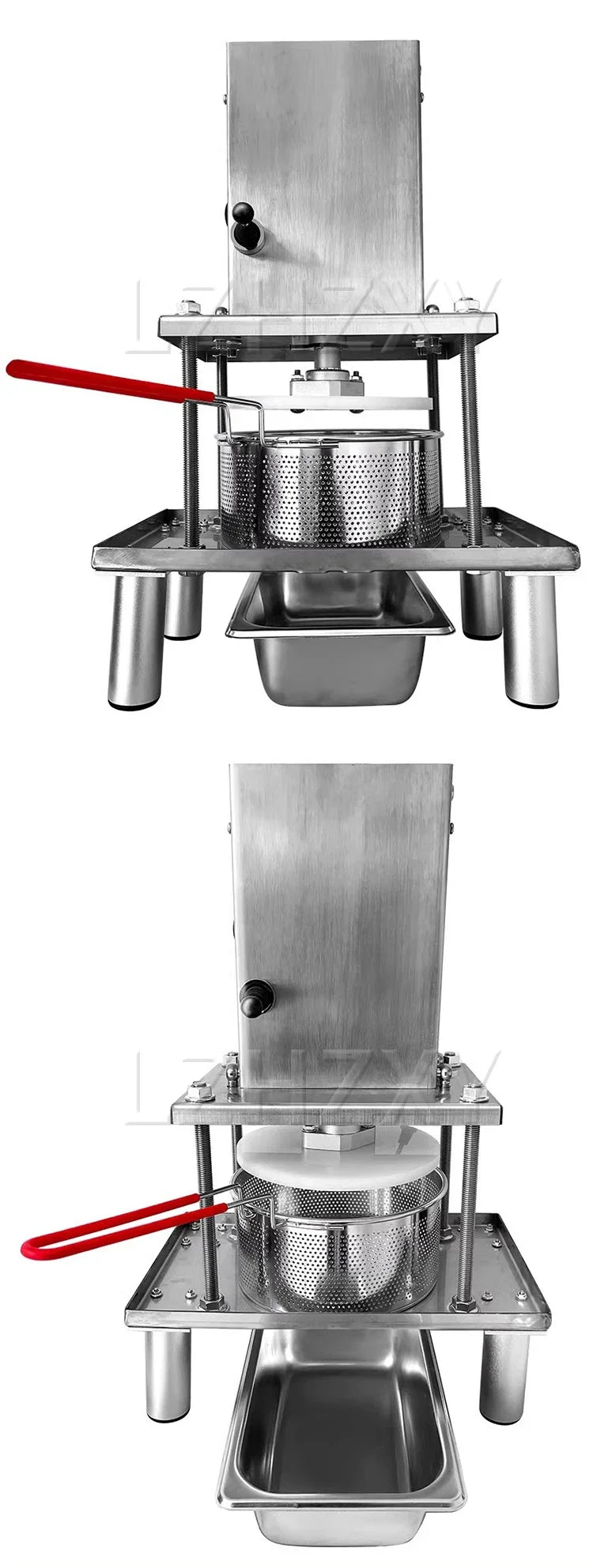 110/220V Deoiler Squeezer Commercial Juice Press Stainless Steel Electric Grape Honey Juicer Vegetable Dehydration Machine