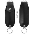 Pepper Spray Holster Mini Portable Pepper Spray Holder Self Defense Spray Leather Holder Keychain Journey Climbing Accessories