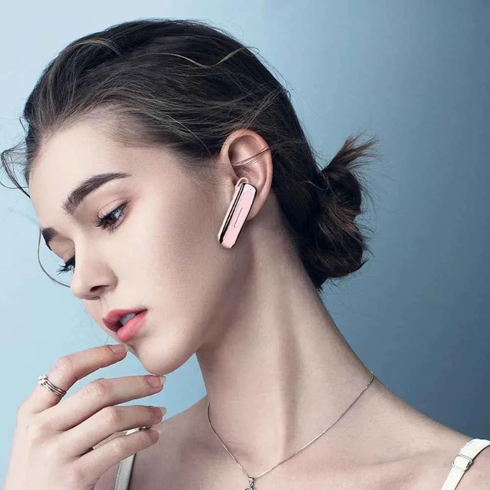 Ear Hook E1 Bluetooth Earphones with Mic | Hands-Free Business Headphones for Music Listening