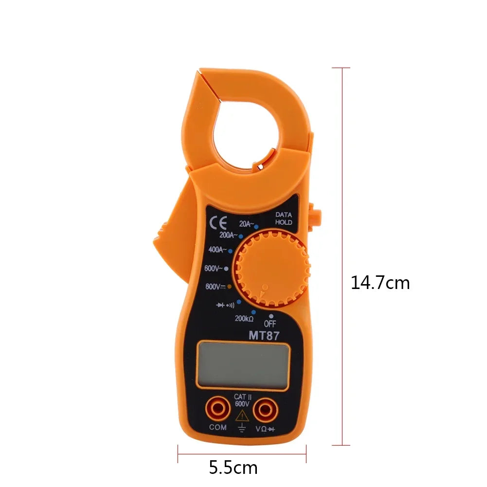 Digital Clamp Meter Multimeter Ammeter Digital Clamp Multimeter AC DC Voltmeter Ammeter Ohmmeter Volt Tester LCD Meter Voltmeter