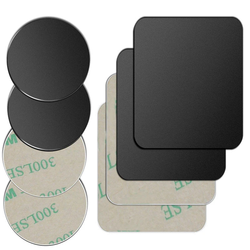 Magnetic Metal Plate For Car Phone Holder Universal Iron Sheet Disk Sticker Mount Mobile Phone Magnet Stand For IPhone