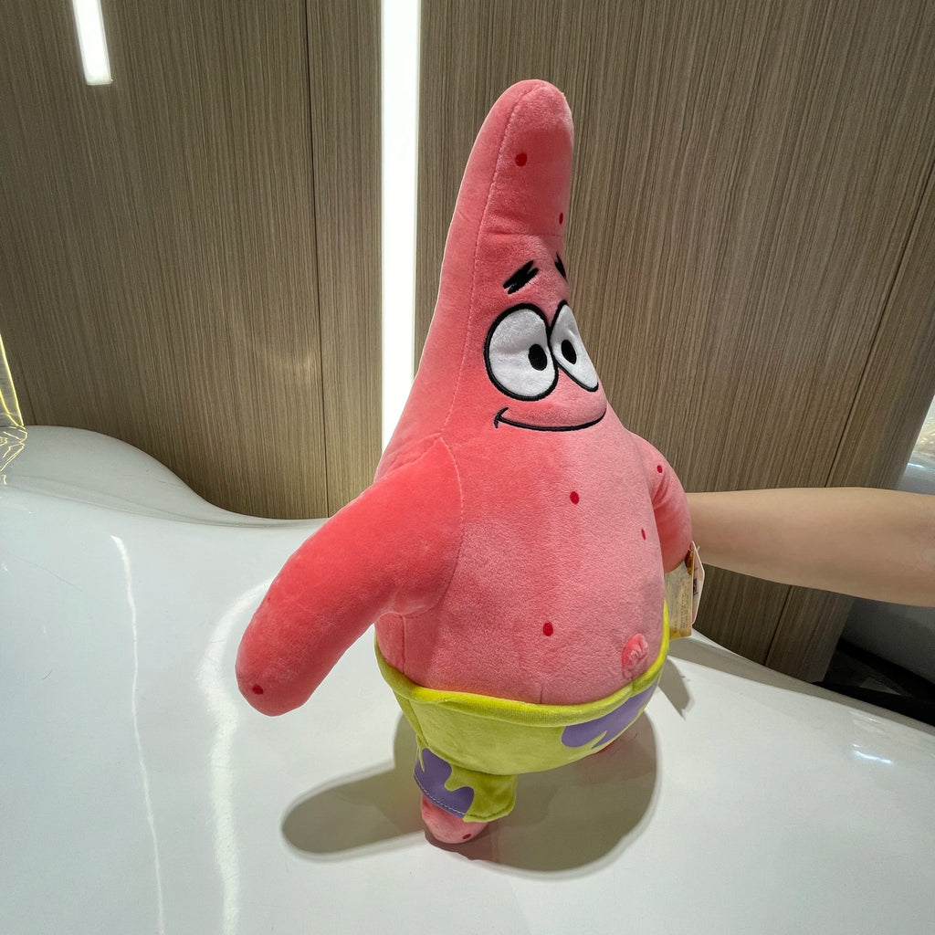 Genuine Anime Spongebob Squarepants Patrick Star Squidward Eugene H. Krabs Gary Kawaii Cartoon Stuffed Plush Toys Birthday Gift