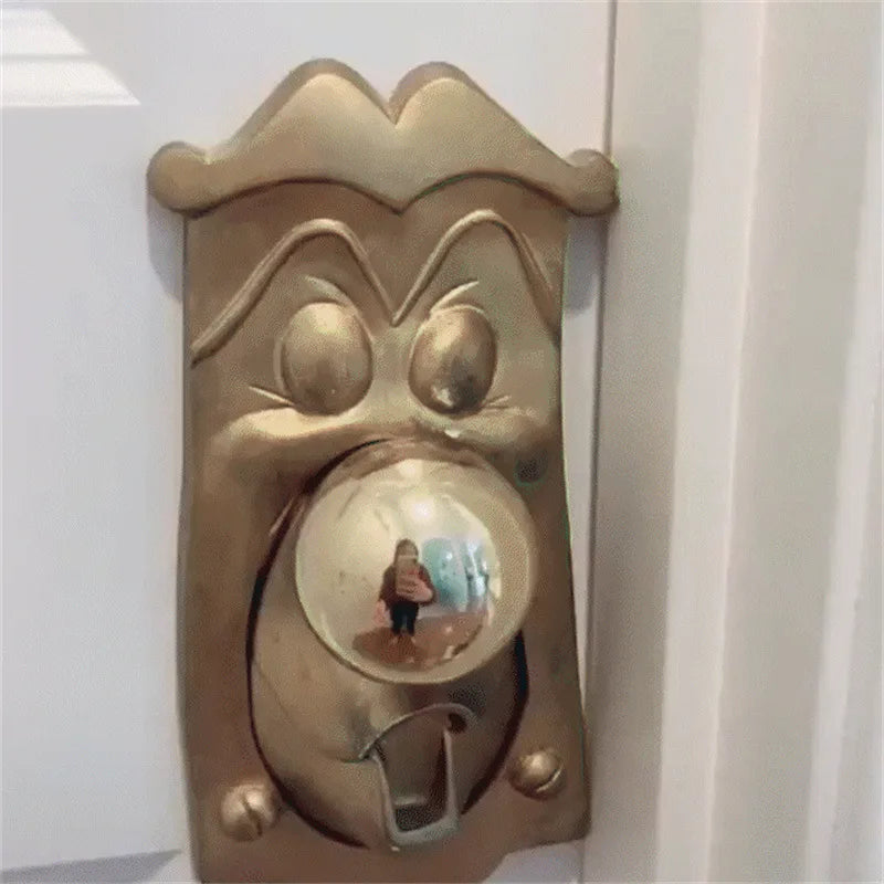 Magic Door Lock Handle Decorations Resin Cartoon Style Home Decor Irregular Shape  Resin Mural Art for Door Handles