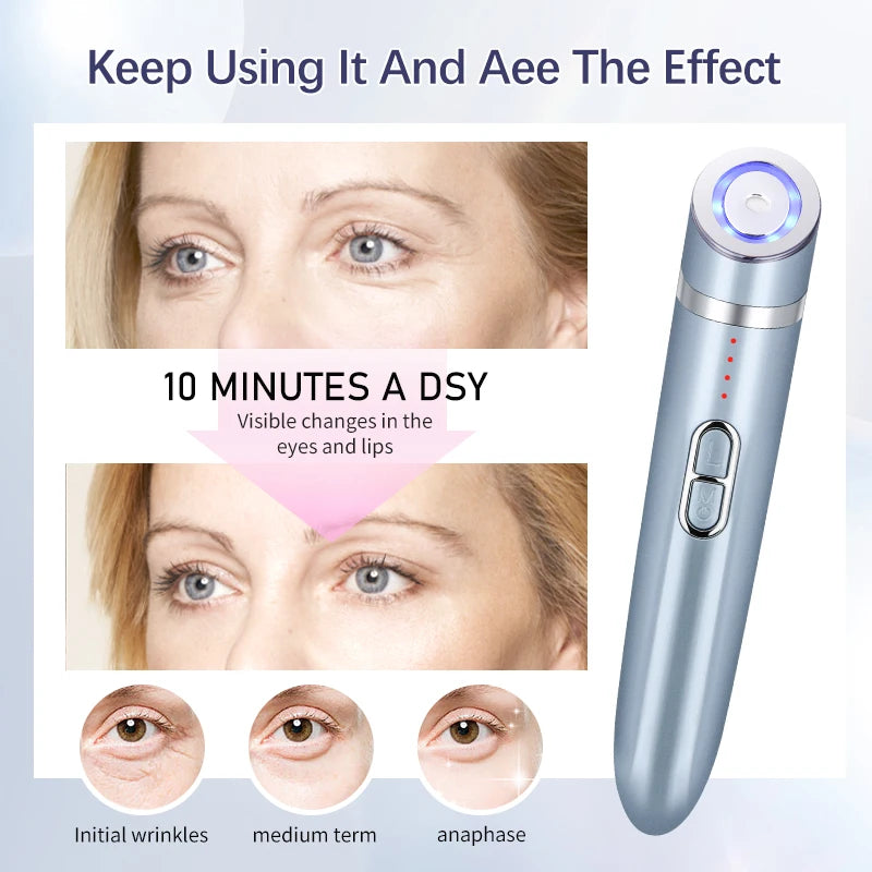 EMS Eye Massager Anti-aging Beauty Instrument Eye Care Massage Tool Wrinkle Removal Face Lifting Beauty Device Home Use