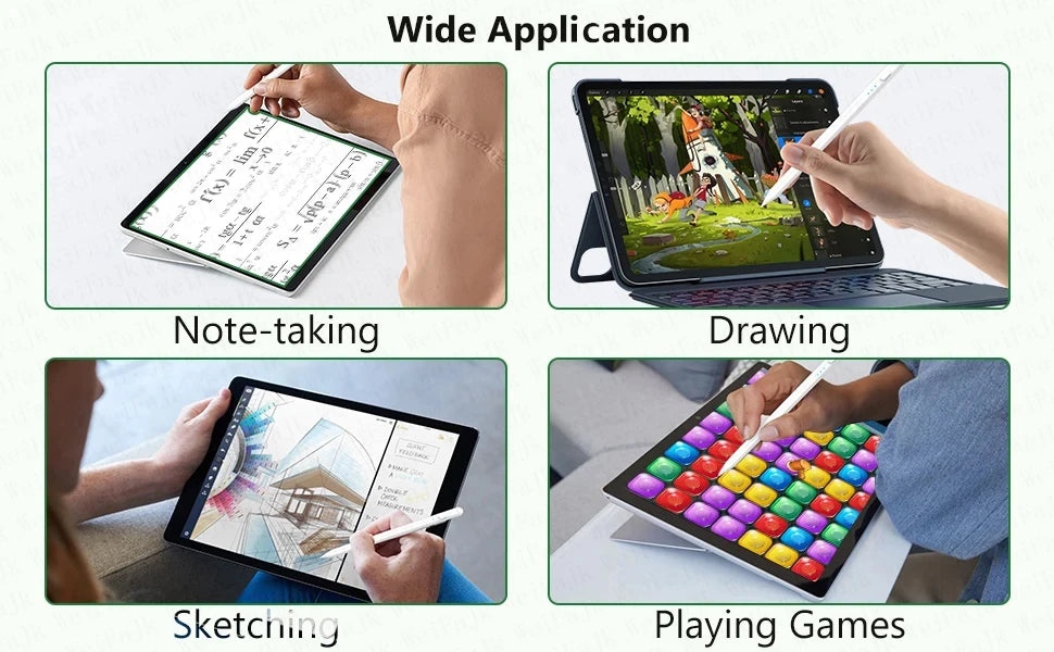 Stylus Pen for IPad 11th Gen A16 2025 Pro 13 M4 12.9 Air 11 M2 10.9 Mini 7 6 10th 9th 8th Gen Touch Pen Touch Screen Pencil Acce