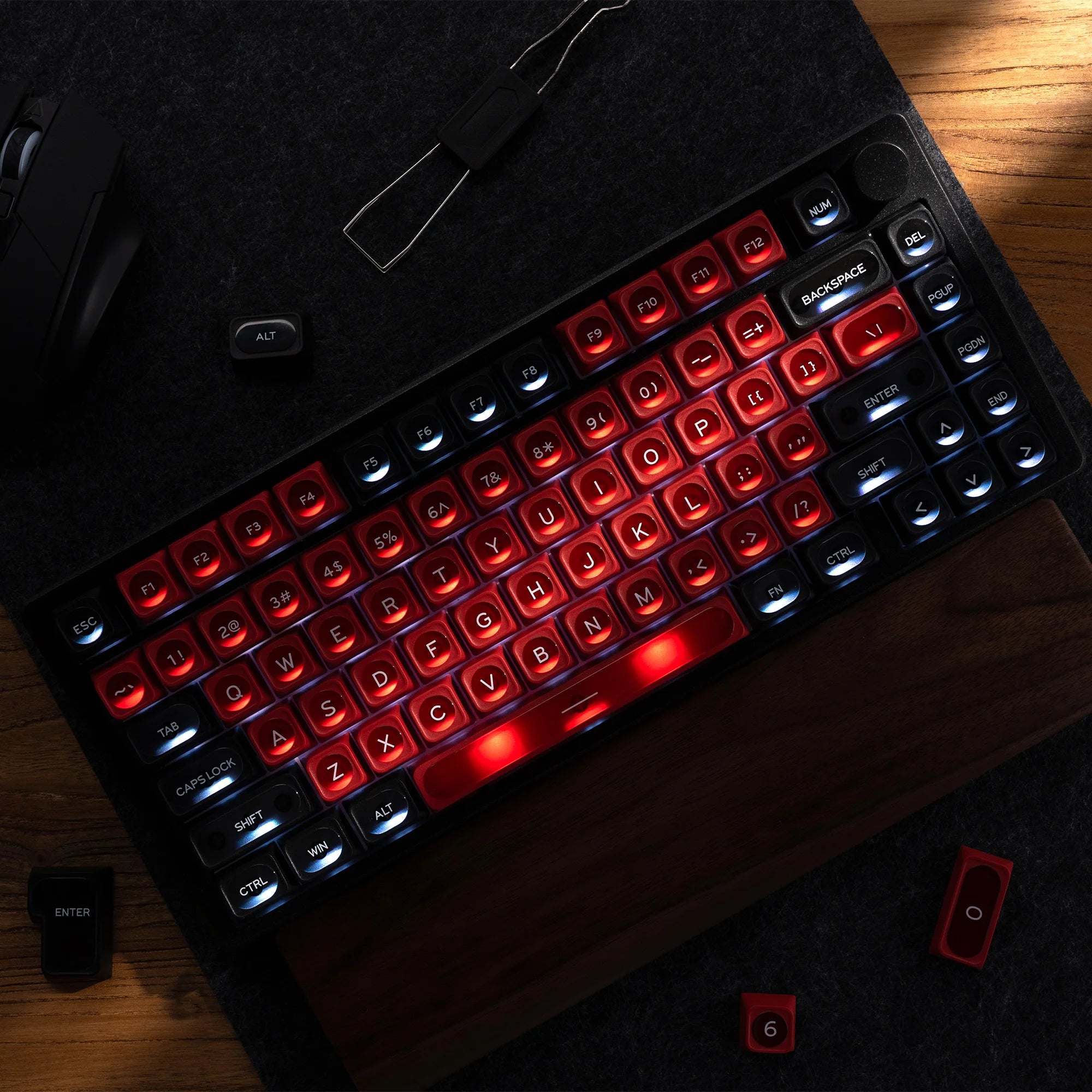 XVX White Shine Through Cats eye MAX Profile Dye-Sub PBT Keycap Set 136-Key