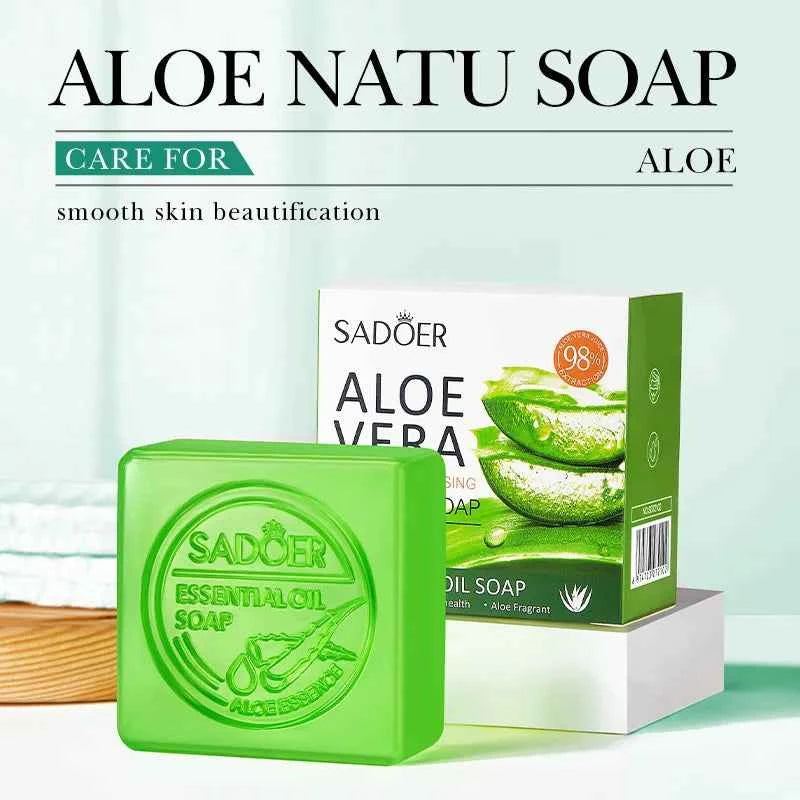 Aloe Vera Facial Cleansing Bar Soap Handmade 100 g