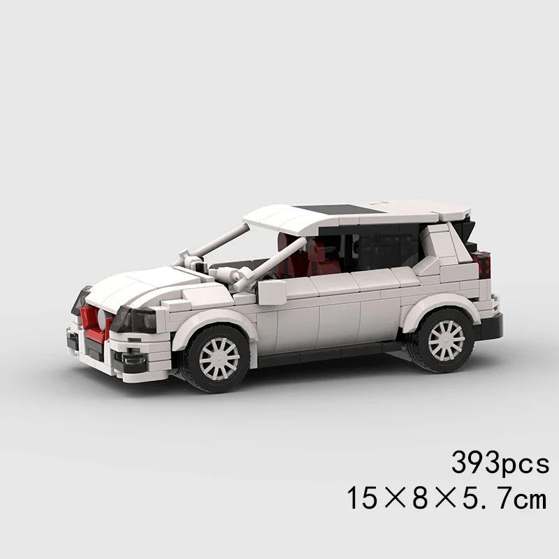 MOC Car Speed RX7 AE86 Chiron R8 Creative Racing Vehicle Model Building Block Super Race brick City Rally Sport Toy Technical
