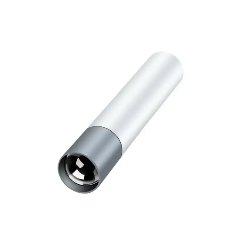 Mini High Light LED Flashlight Rechargeable Zoom Waterproof Telescopic Powerful Torch Lamp Outdoor Work Portable Self Defense