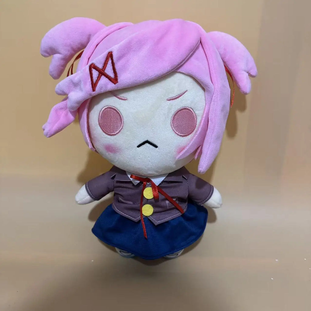 DDLC Doki Doki Literature Club Plush Toys Anime Monika Natsuki Sayori Yuri Stuffed Doll Kawaii Cotton Soft Plushie For Kids
