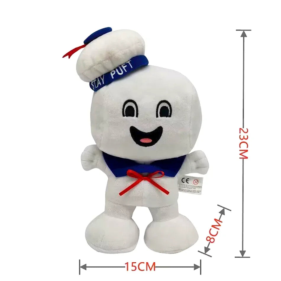 20CM 2pcs Marshmallow Man Slimer stuffed Vintage Ghostbusters 3 Stay Puft Plush Bank Sailor stuffed Plush Toy Doll Xmas Gifts