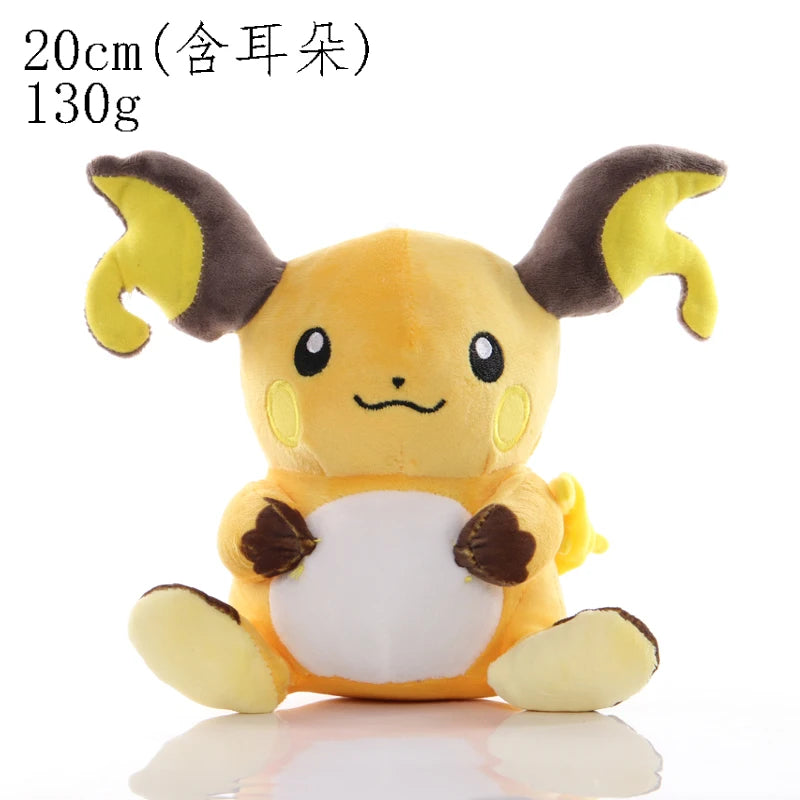 New Pokemon Snivy Abra Treecko Plush Kawaii Eevee Charizard Pikachu Genger Jirachi Blastoise Doll Aerodactyl Wholesale Gifts
