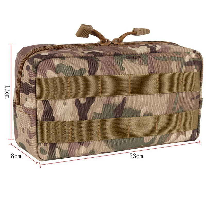 Tactical Molle EDC Tool Pouch Hunting Vest Dump Drop Pouches Outdoor Sports Fishing Camping Accessories Organizer EMT Waist Bag
