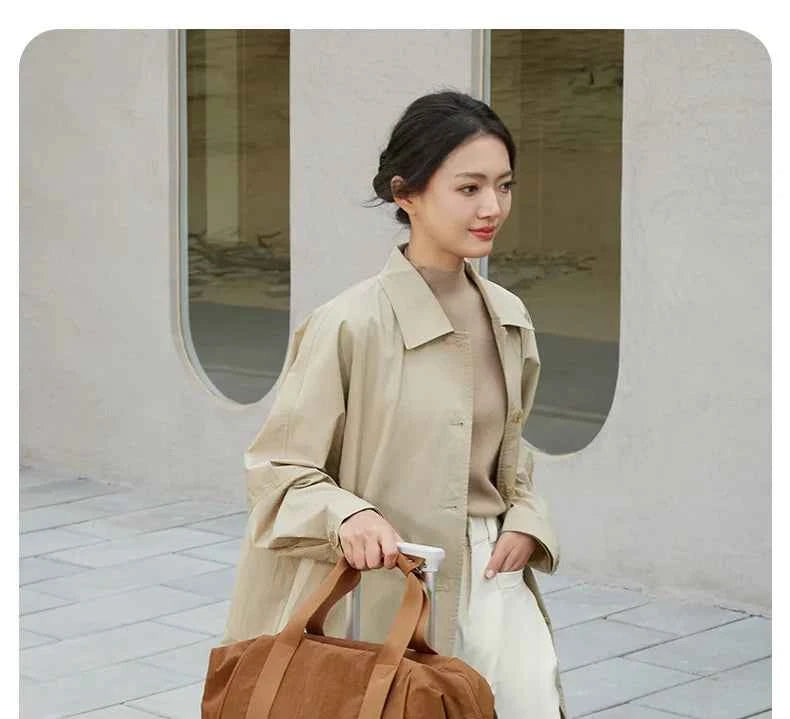 Mixi Travel Bags Women Large Size Capacity Sports Fitness Storage Bag Foldable Duffle Suit Bag For Shoulder Bag Handbag M3020