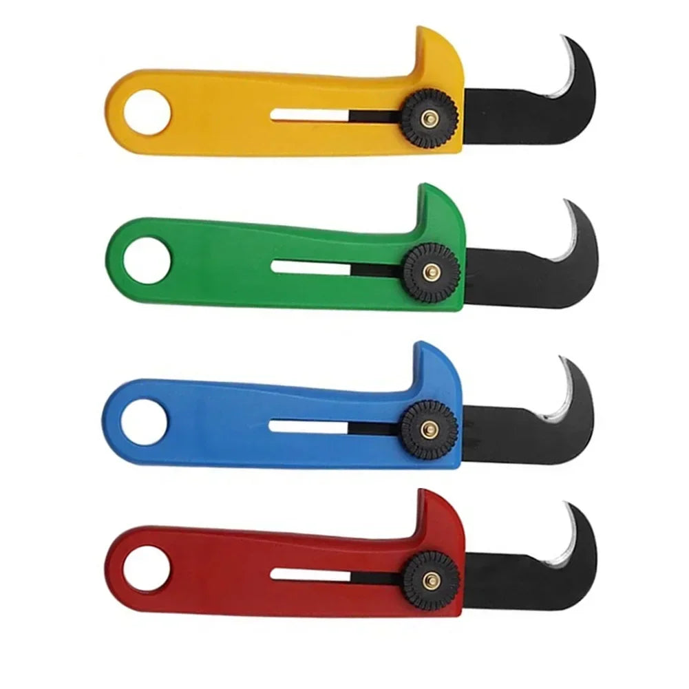 Unpacking Knifes Portable Express Parcel Push Knifes Keychain Hook Blade Survival Clip Camps Sharps Cutter Tool Box Opener