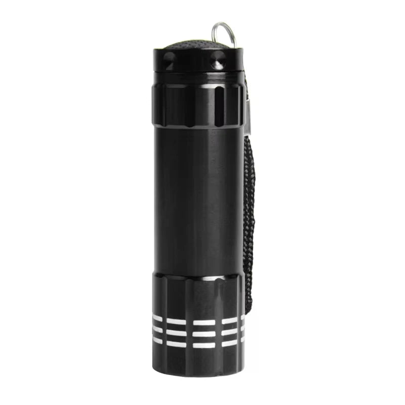 9/12 LED Protable UV Flashlight Black Light 395 NM Ultraviolet Torch Blacklight Detector for Dog Urine Pet Stain and Bed Bug