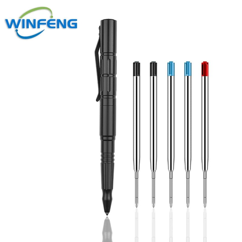 Self Defense Tactical Pen Security Protection EDC Tool Office Student BallPoint Pen Emergency Windows Breaker Survival Equipment