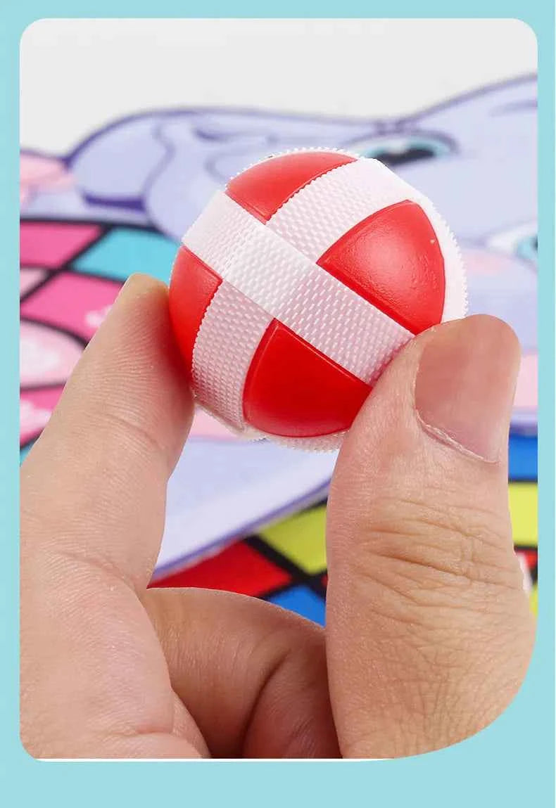 Child Montessori Toys for Kids 2 to 4 Years Old - Cartoon Animal Dart Board Sticky Ball Family Interactive Educational Toys