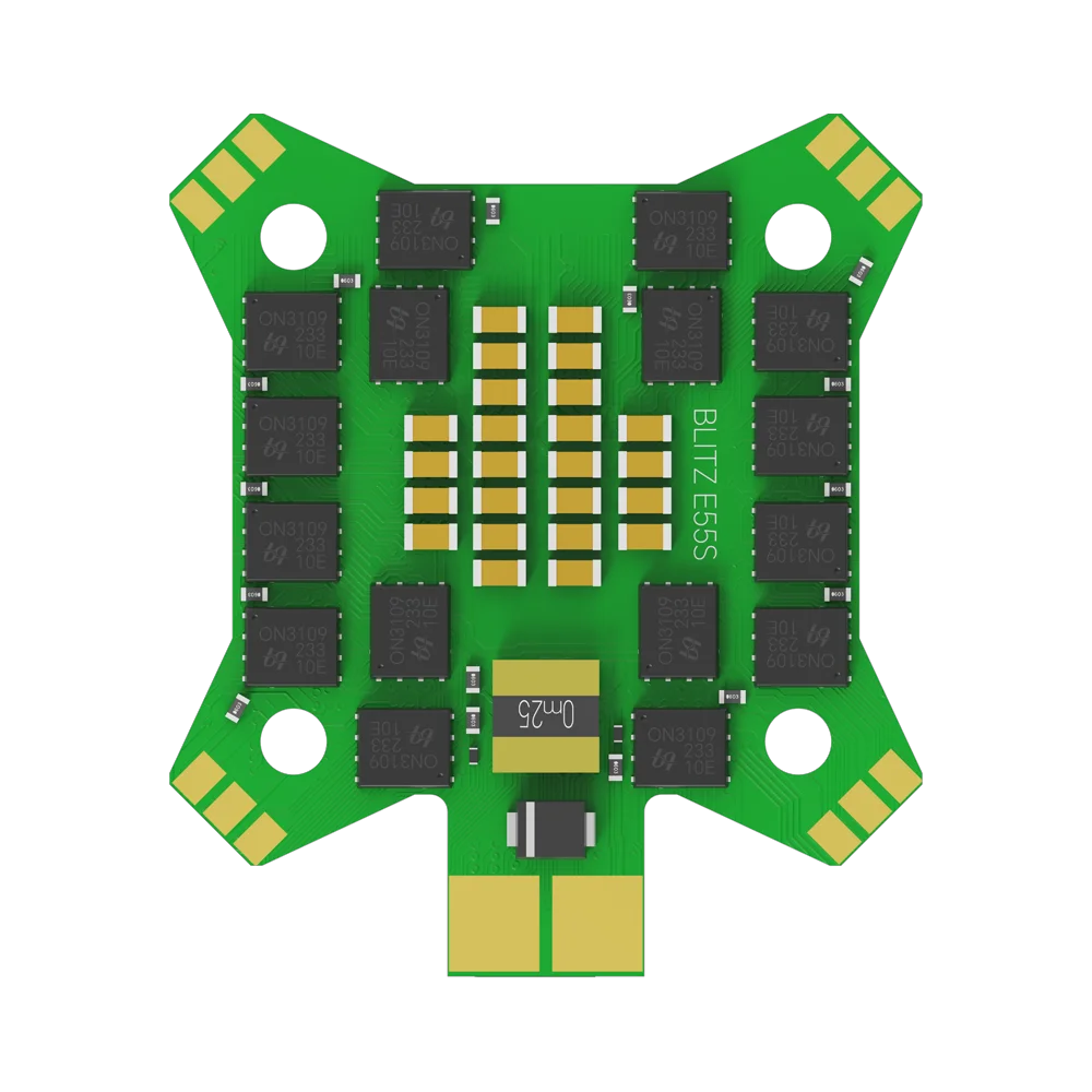 iFlight BLITZ ATF435 55A Stack BLITZ ATF435 Flight Controller with BLITZ E55S 4-IN-1 2-6S ESC for RC FPV Freestyle Racing Drone