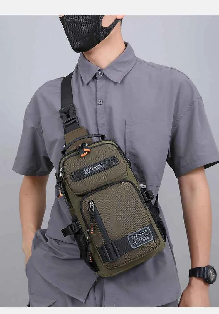 Fashion Men's Waist Packs Chest Bag High Quality Oxford Crossbody Bags For Men Fashion Casual Men Bag Handbag Male Chest Pack