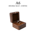 Multi-Layer Jewelry Organizer Box, Wooden Wedding Ring Case With Earring Storage & Gift Packaging