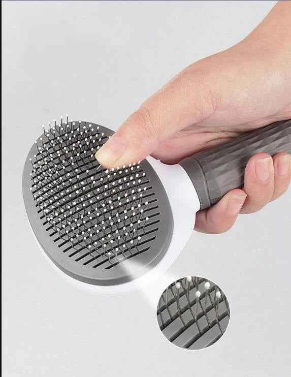 Pet Dog Hair Brush Cat Comb Stainless Steel Grooming Brush for Long Hair Dogs Cats Detangling Shedding Tool Pet Accessories