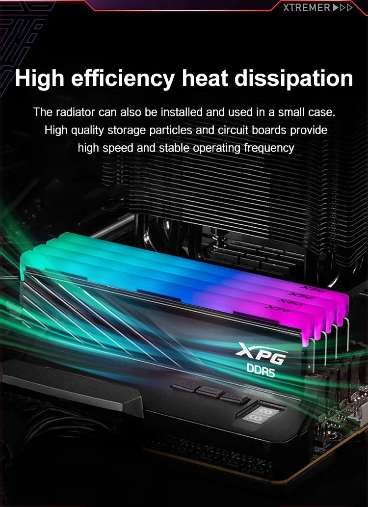ADATA XPG LANCER Blade D300G RGB DDR5 MEMORY 16GB 6000MHz  16GB 6400MHz 32GB 6000MHz  32GB 6400MHz  Desktop ram Computer Ram