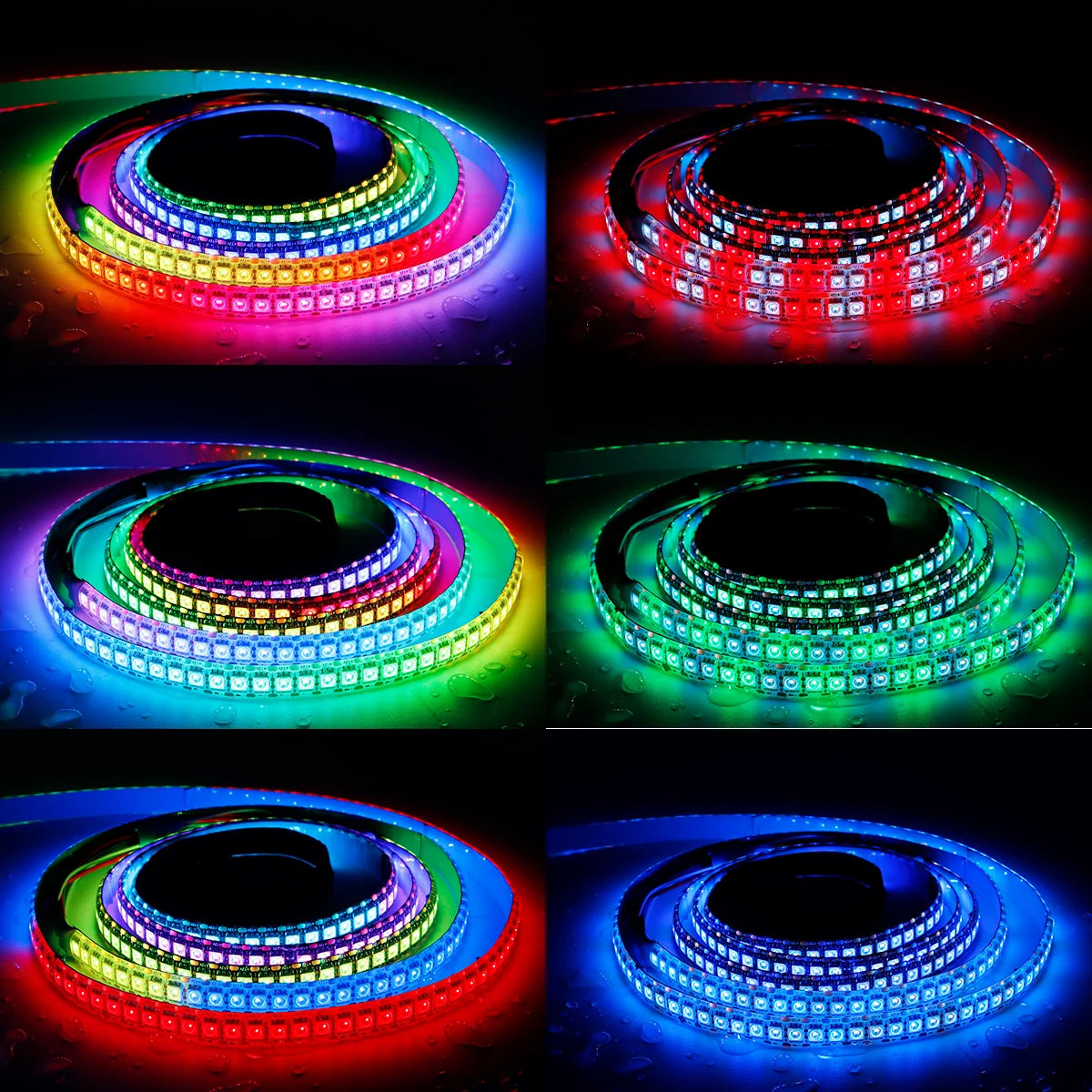 1-5M 144Leds/m WS2812B WS2813 WS2815 Led Strips 5050RGB Programmable Colored Running Flowing Led Strip Lights Led Ribbon DC5-12v