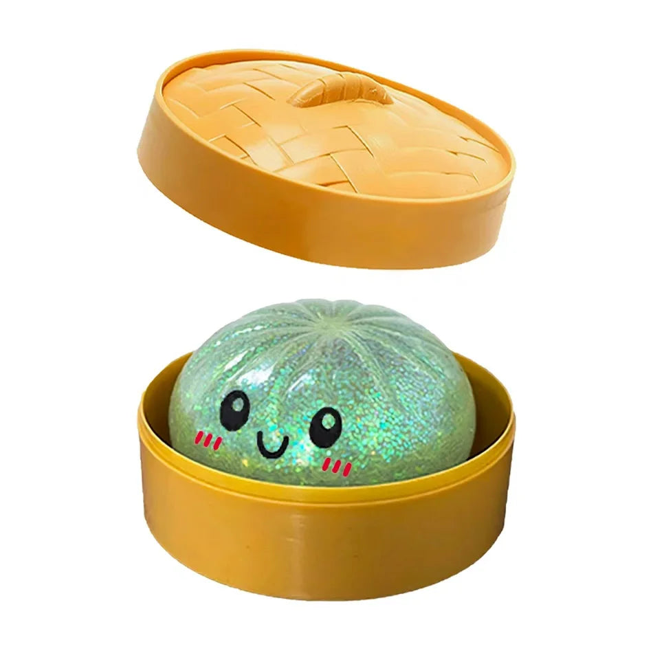 Dumpling Squishy Mysteries Dumplings Stress Relief Fidget Toys Home Office Desk Accessories Party Gift Mystery Dumpling Squishy