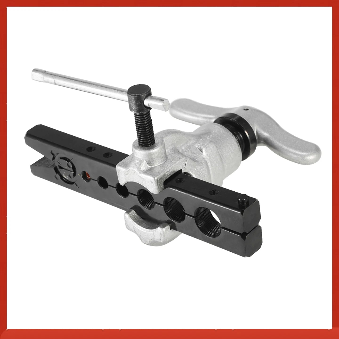 Eccentric Flaring Tool Set for Refrigeration Water Gas Brake Line Applications Tubing 6 Dies Sizes 1/4 - 3/4inch
