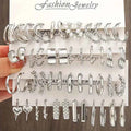 Fashion Creative Simple Earrings Set for Women Vintage Temperament Hollowed-out Butterfly Love Earrings Jewelry Gifts 2026 New