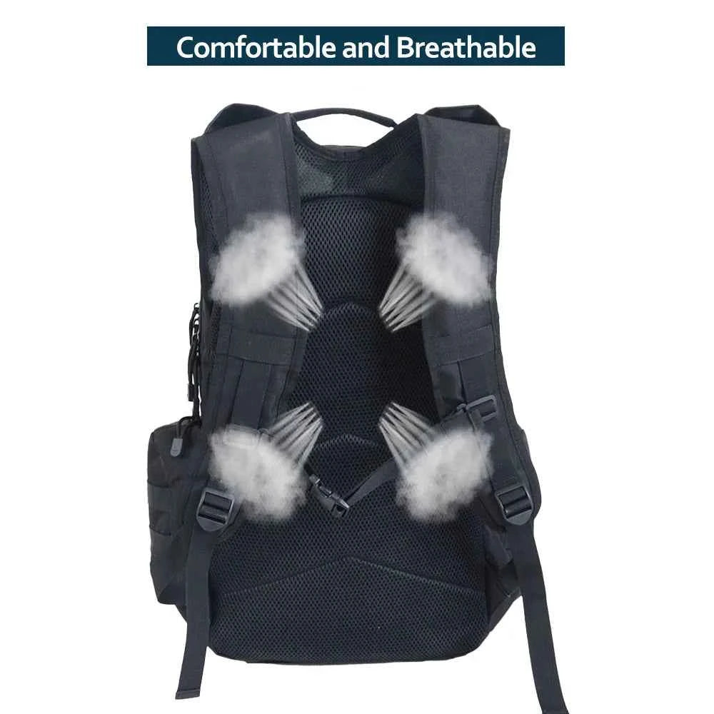 45L Waterproof Fishing Hunting Backpack Outdoor Rucksacks Tactical Sports Camping Hiking Trekking Bags