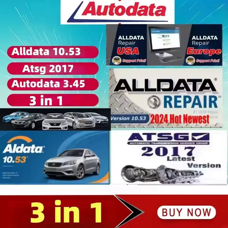 Auto Repair Software, All Data Car Software with Wiring Diagram, 10.53, Link Auto, 3.45 ATSG, Newest