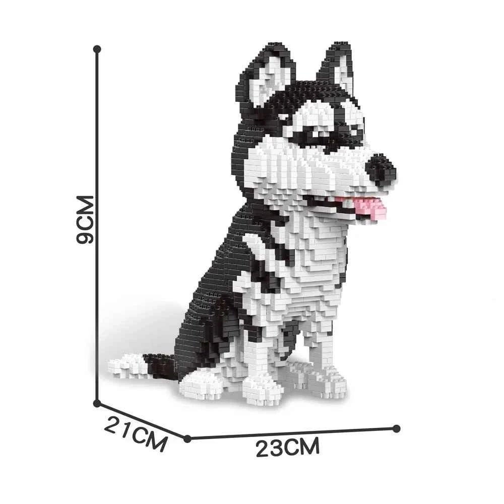 Knew Built Corgi Dog Micro Mini Building Blocks Toys: Adorable Model for Pet Lovers, Recreation, Perfect Display and Gift Idea