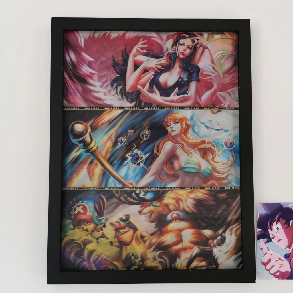 Pokemon 3D Lenticular Poster Anime Painting 3D Printing Home Decor Wall Cover Anime Artwork Birthday Gifts Home Decor Toy