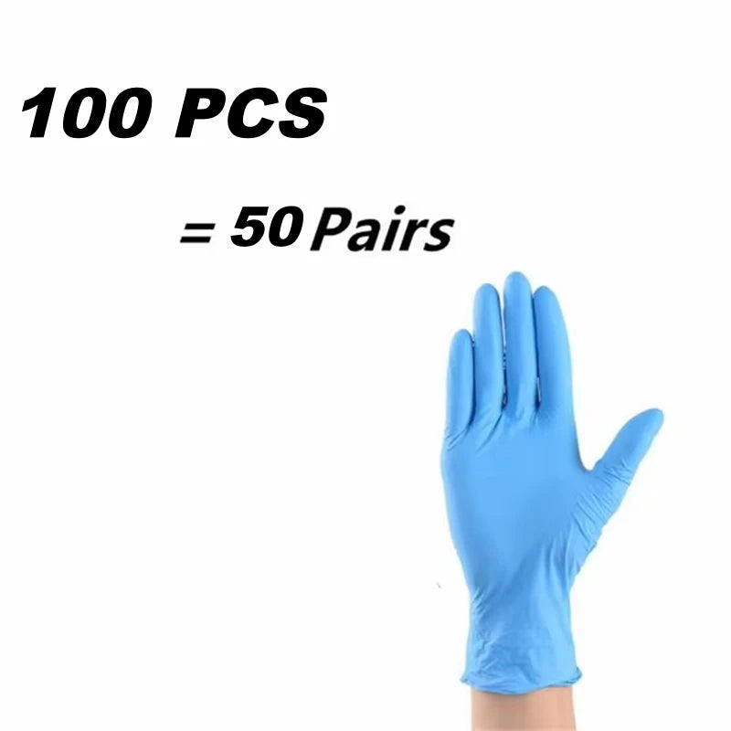 Kids Disposable Nitrile Gloves for 6-15 Years Students 4Mil Latex Powder Free Cleaning Gloves for Kids Crafting Cooking Painting